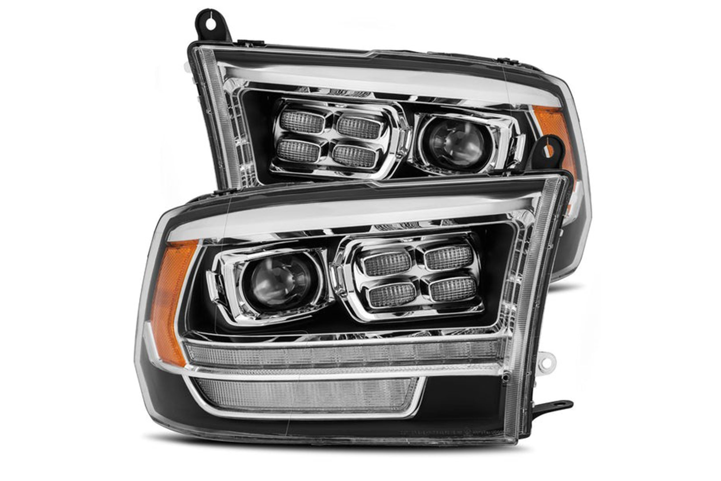 09-18 Dodge Ram Luxx Headlights (5th Gen HD Style)
